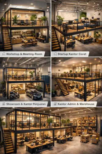 Mezzanine Ruang Kantor di Mandala Jati