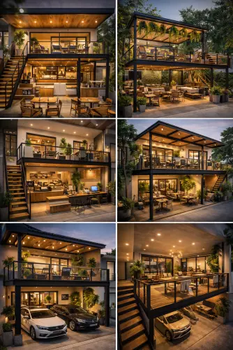 Mezannine Cafe Modern di Mandala Jati